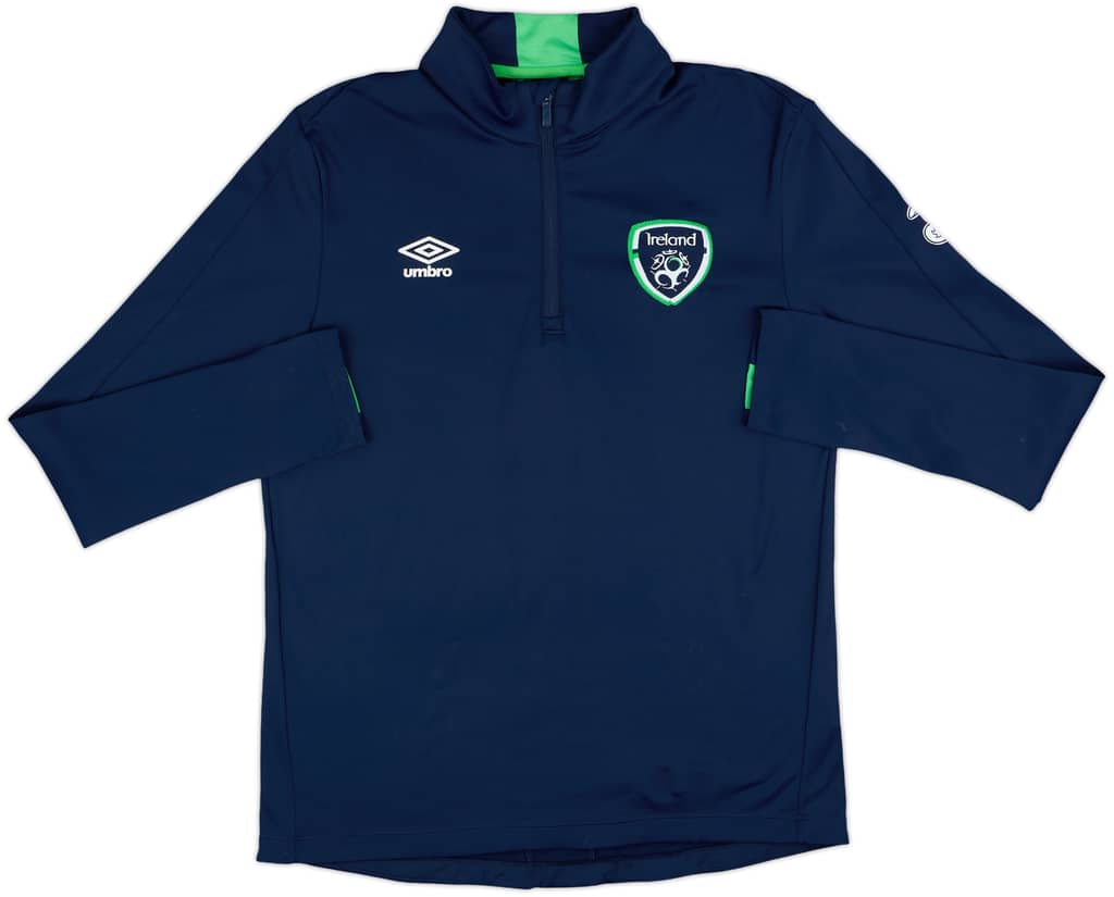 2016-17 Ireland Umbro 1/4 Zip Training Top - 7/10 - (L)