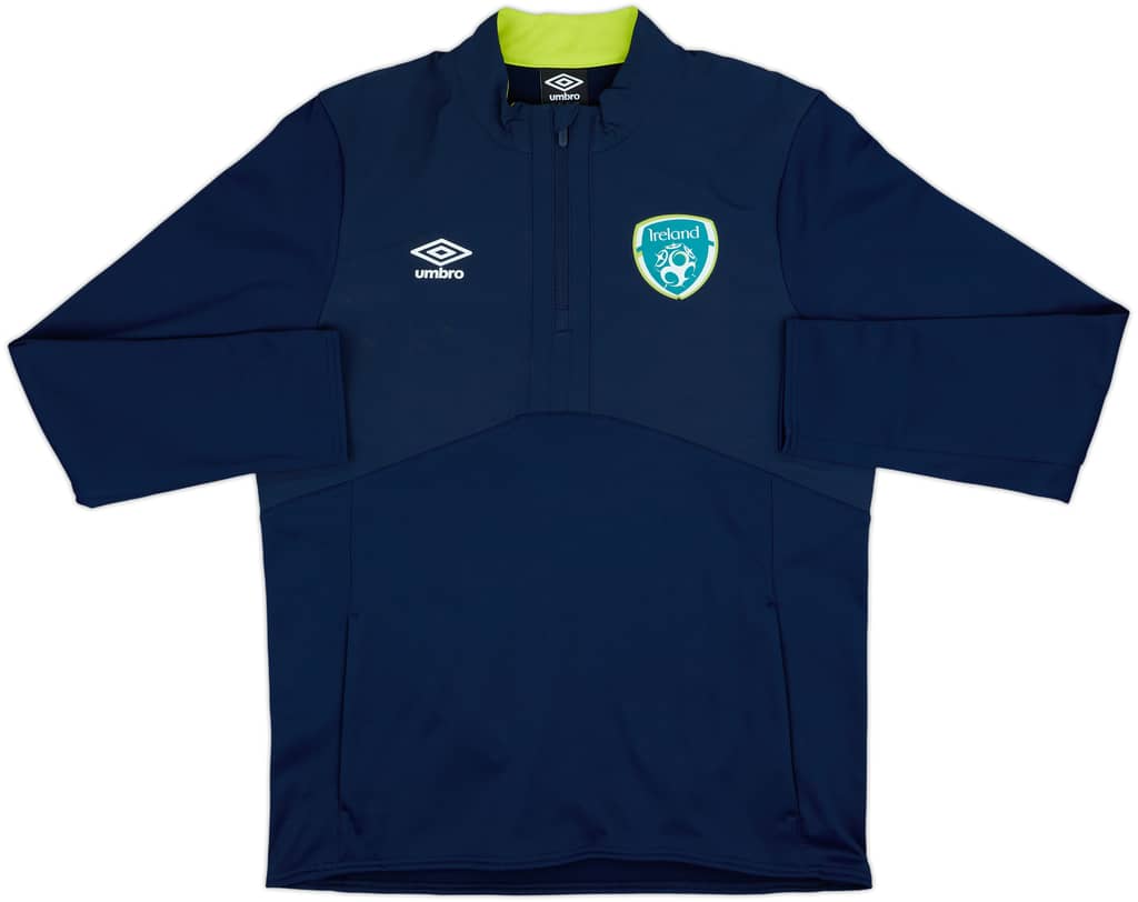 2016-17 Ireland Umbro 1/4 Zip Training Top - 7/10 - (L)