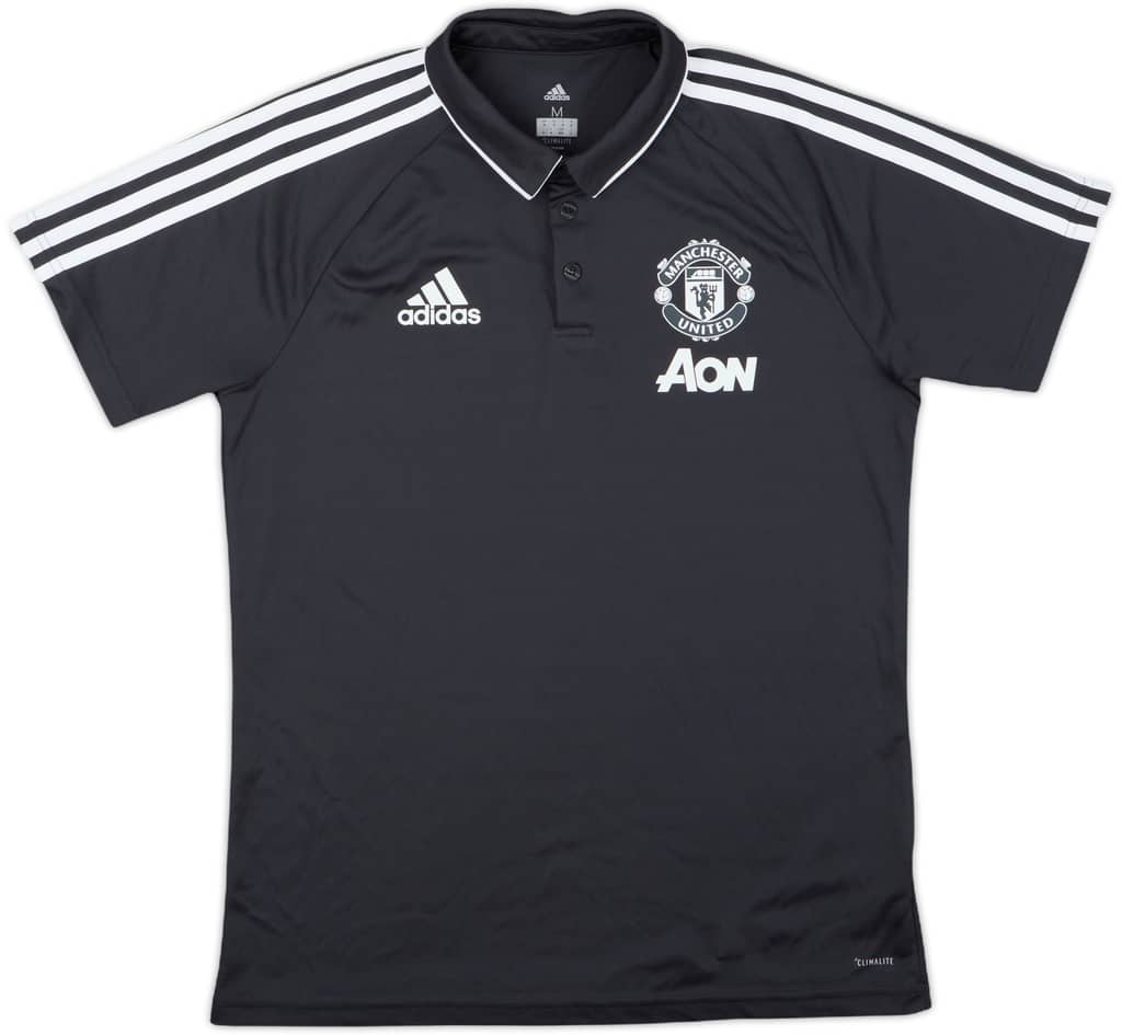 2017-18 Manchester United adidas Polo Shirt - 9/10 - (M)