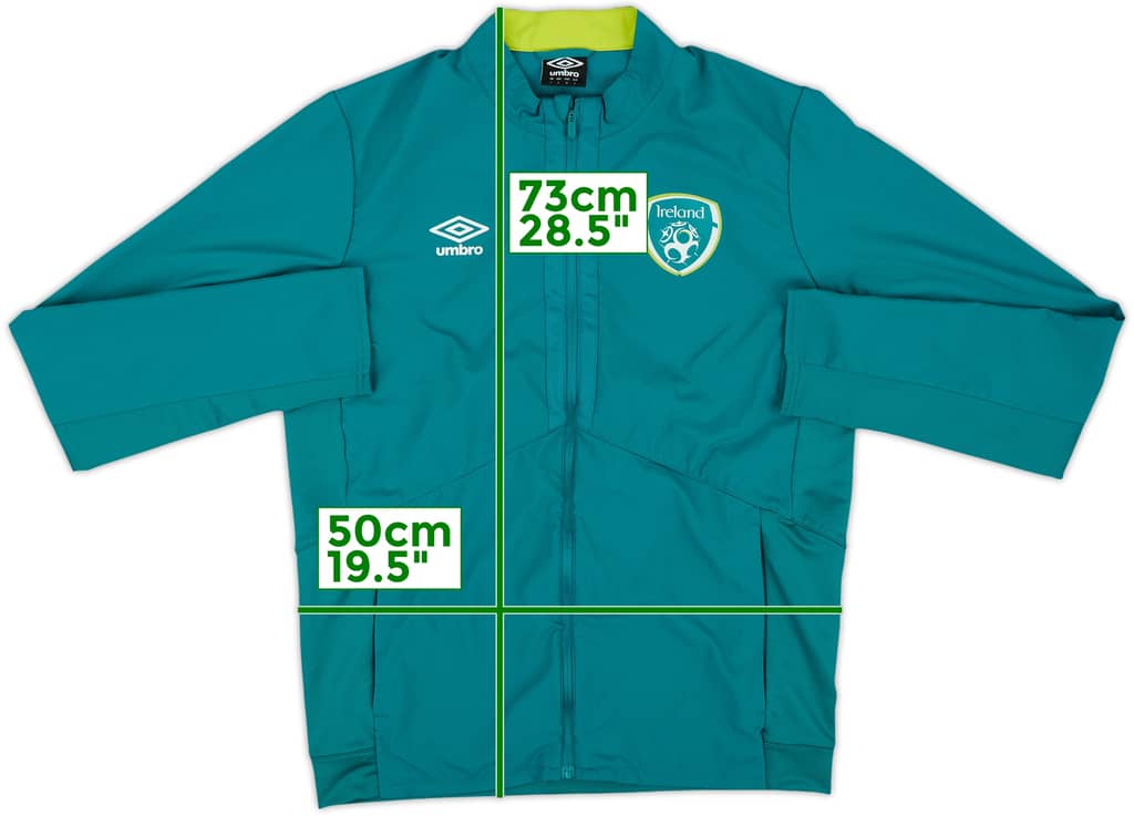 2016-17 Ireland Umbro Track Jacket - 8/10 - (L)