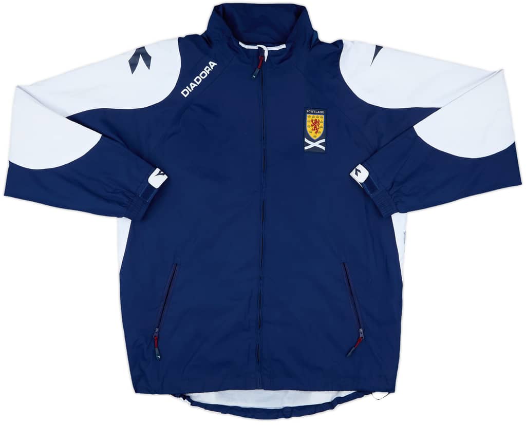 2006-07 Scotland Diadora Hooded Rain Jacket - 8/10 - (M)