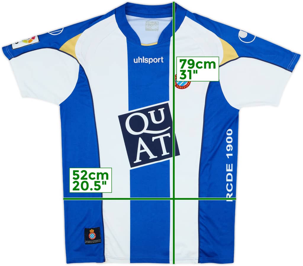 2007-08 Espanyol Home Shirt - 6/10 - (L)