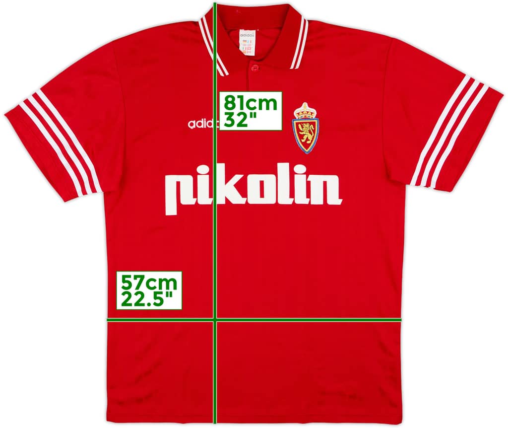 1995-97 Real Zaragoza Away Shirt - 9/10 - (L)