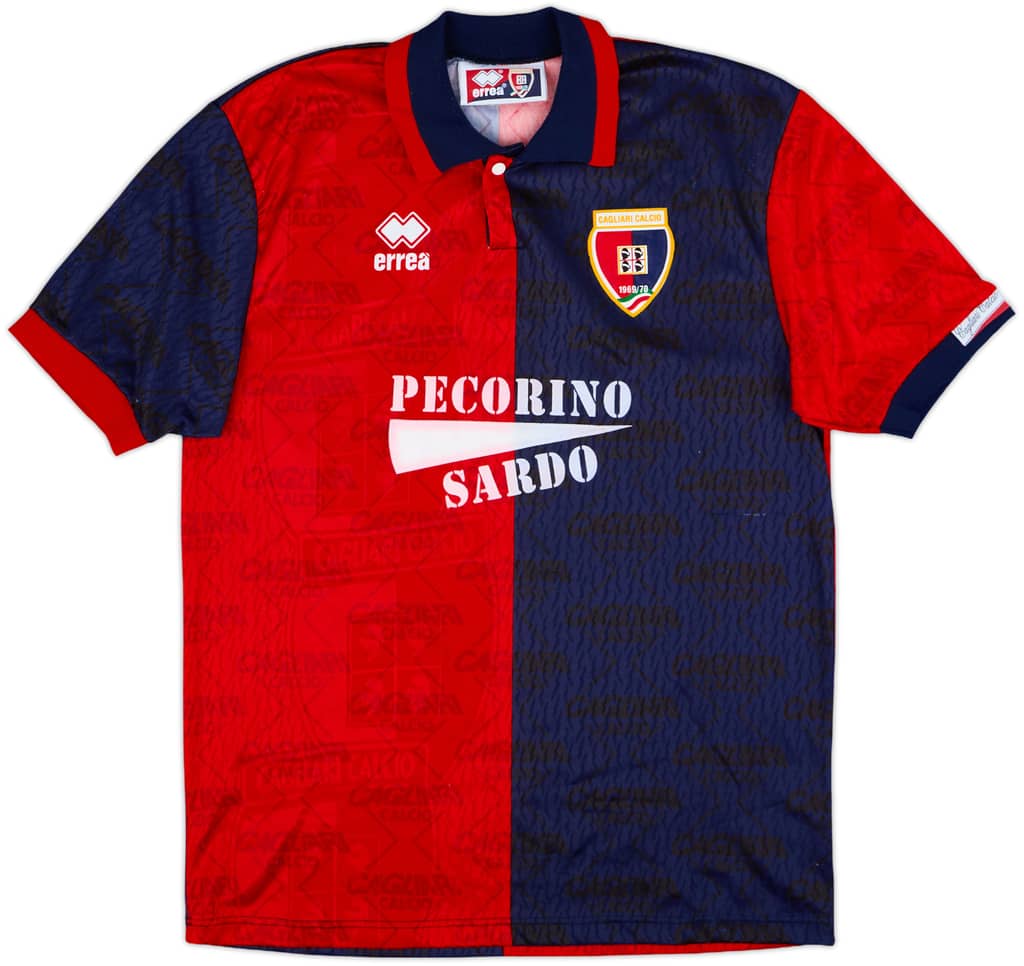 1993-94 Cagliari Home Shirt - 8/10 - (S)
