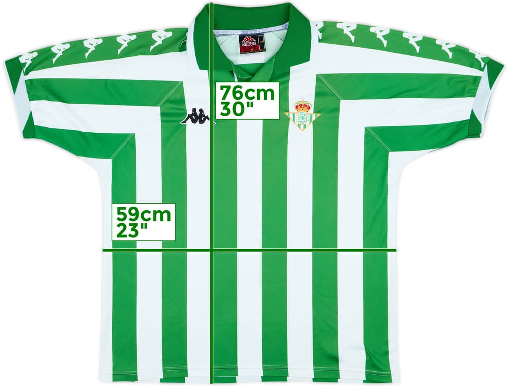 2000-01 Real Betis Home Shirt - 8/10 - (L)
