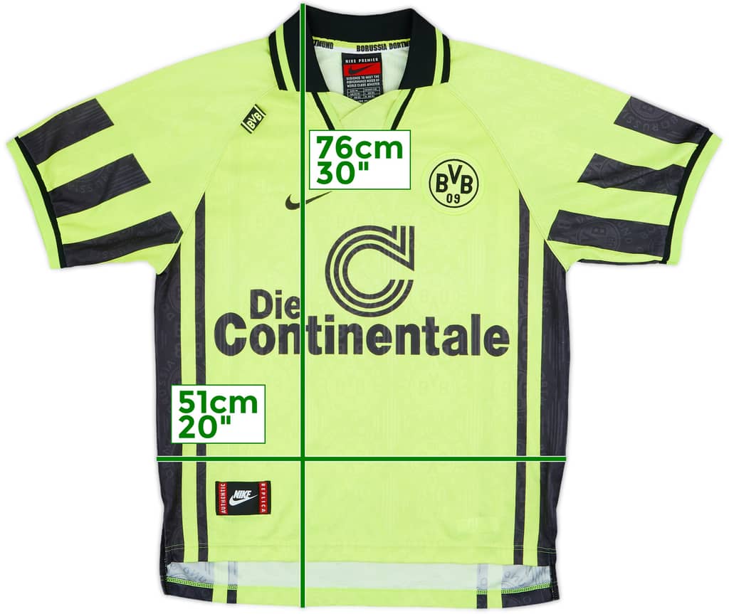 1996-97 Borussia Dortmund Home Shirt - 8/10 - (M)