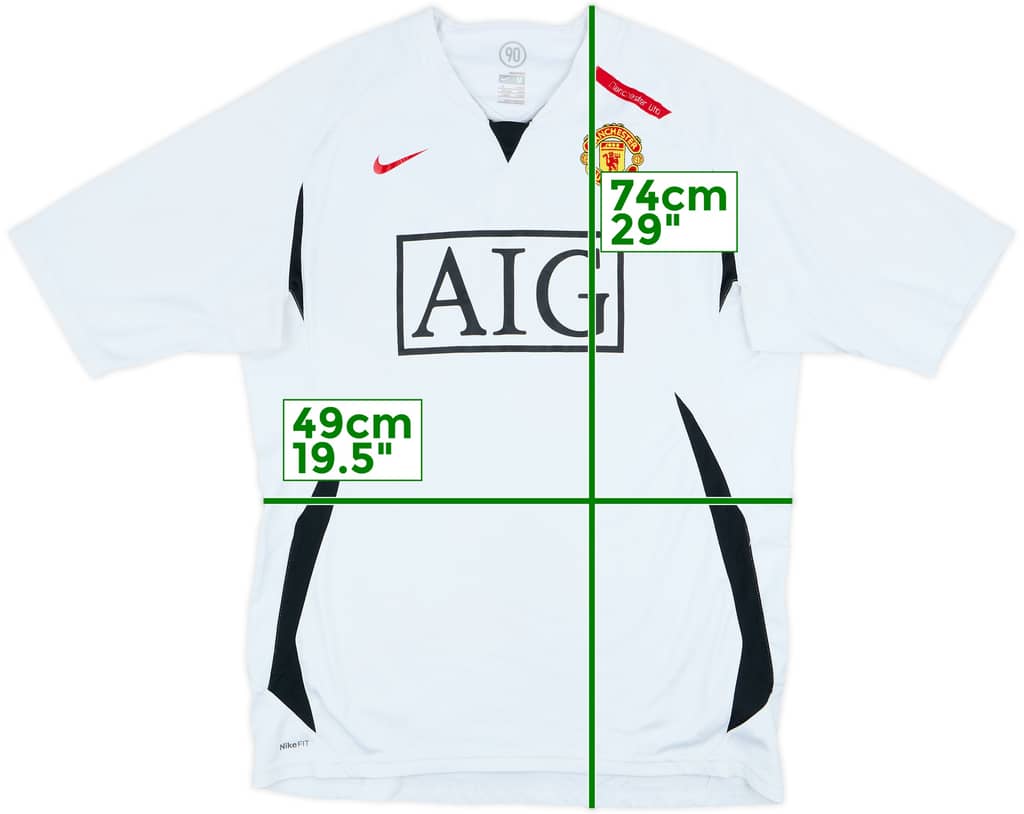 2007-08 Manchester United Nike Training Shirt - 6/10 - (M)