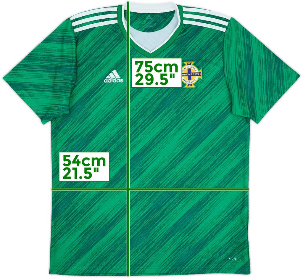 2020-22 Northern Ireland Home Shirt - 9/10 - (L)