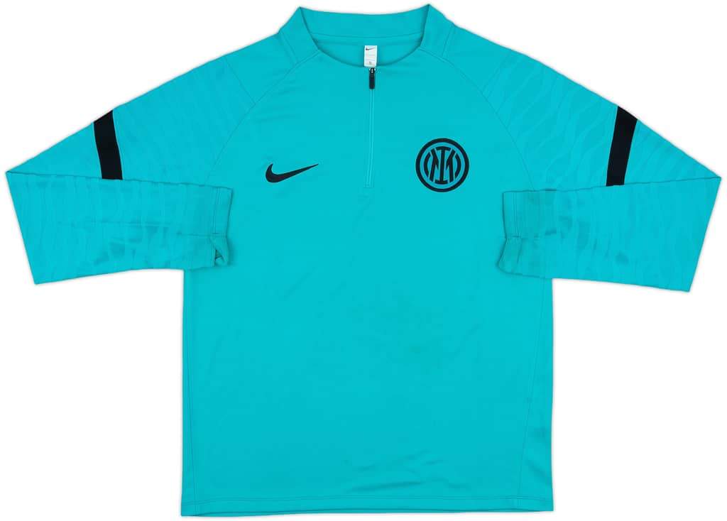 2018-19 Inter Milan Nike 1/4 Zip Training Top - 8/10 - (L)