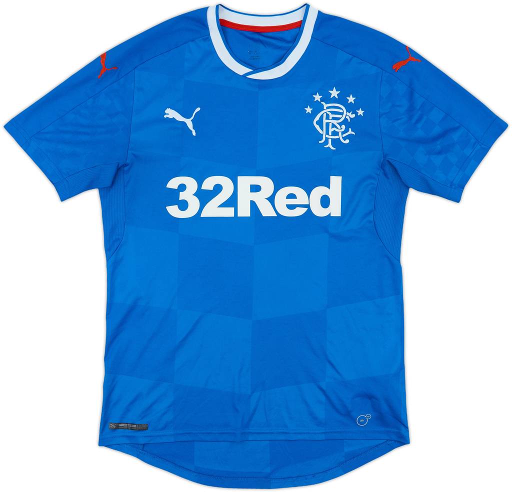 2016-18 Rangers Home Shirt - 7/10 - (M)