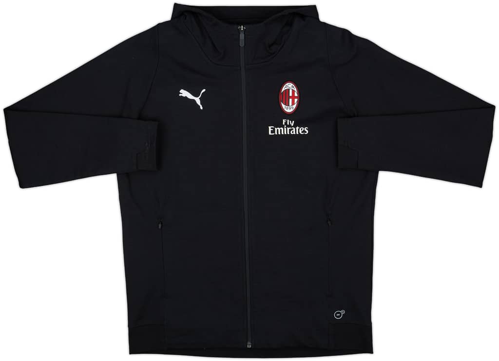 2018-19 AC Milan Puma Zipped Hooded Track Jacket - 9/10 - (L)
