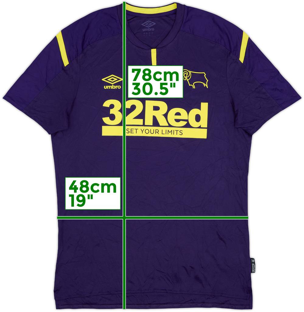2021-22 Derby County Third Shirt - 9/10 - (L)