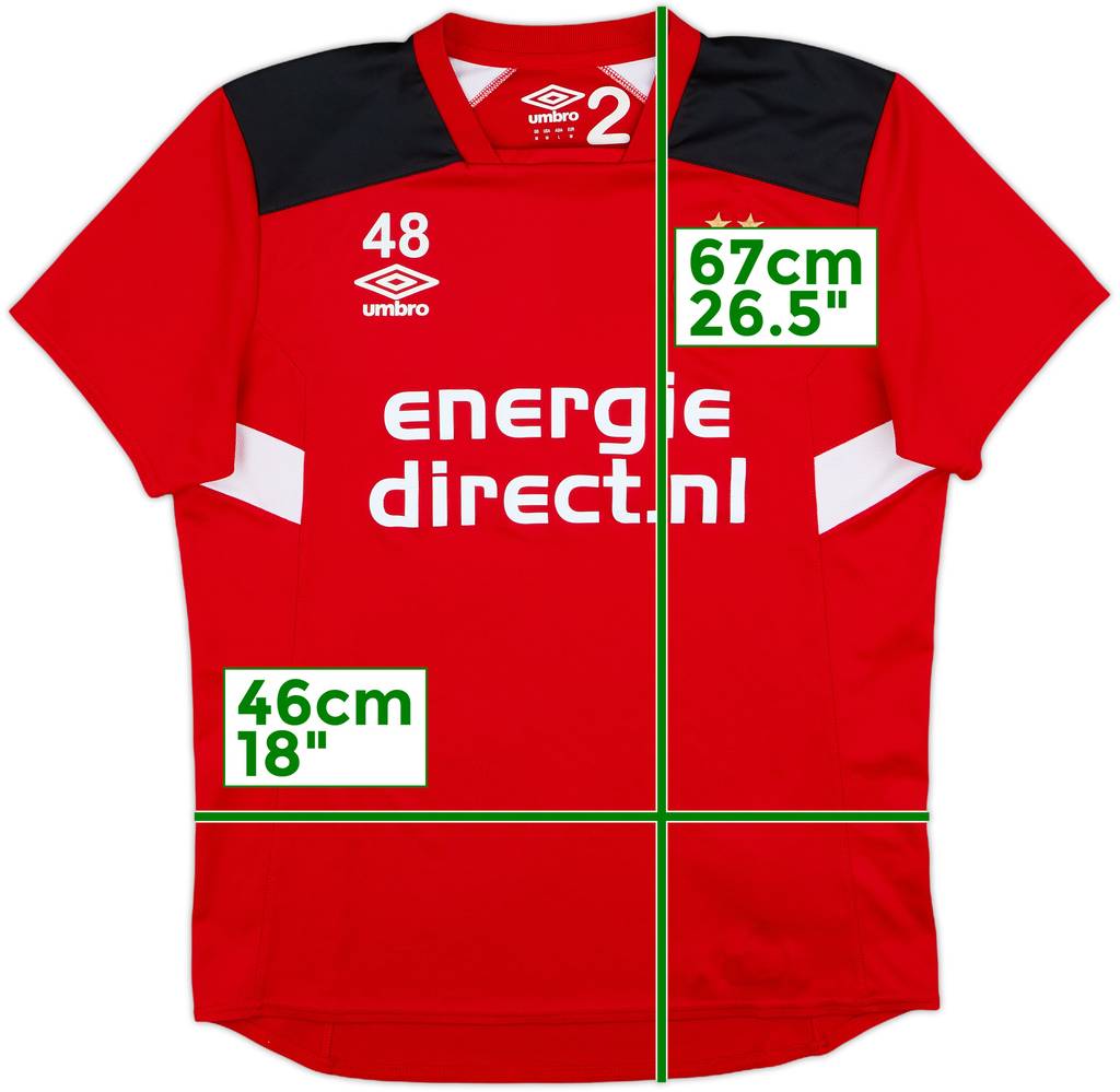 2018-19 PSV Umbro Player Issue Training Shirt #48 - 7/10 - (M)