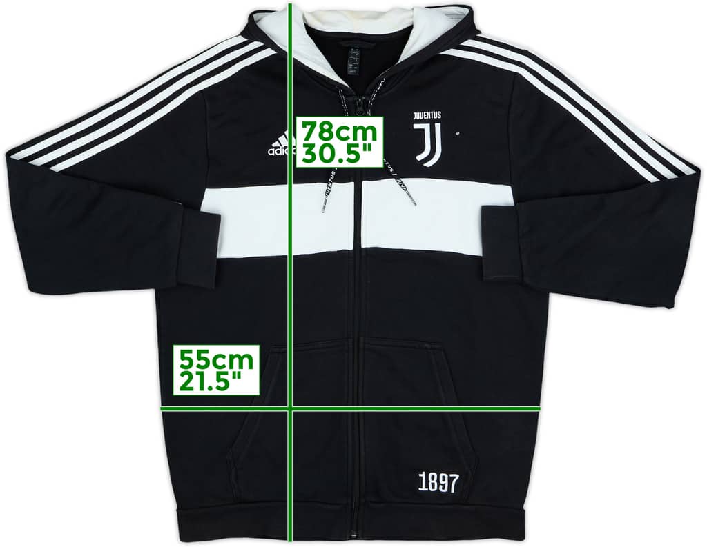 2019-20 Juventus adidas Hooded Track Jacket - 7/10 - (L)