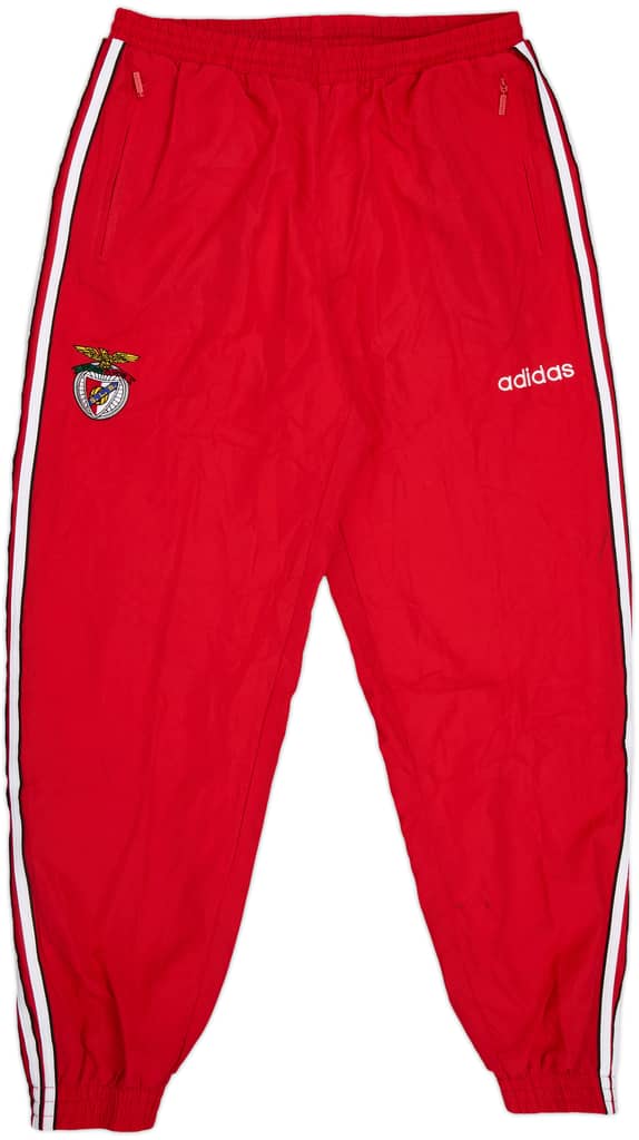 1997-98 Benfica adidas Track Pants/Bottoms - 8/10 - (L)