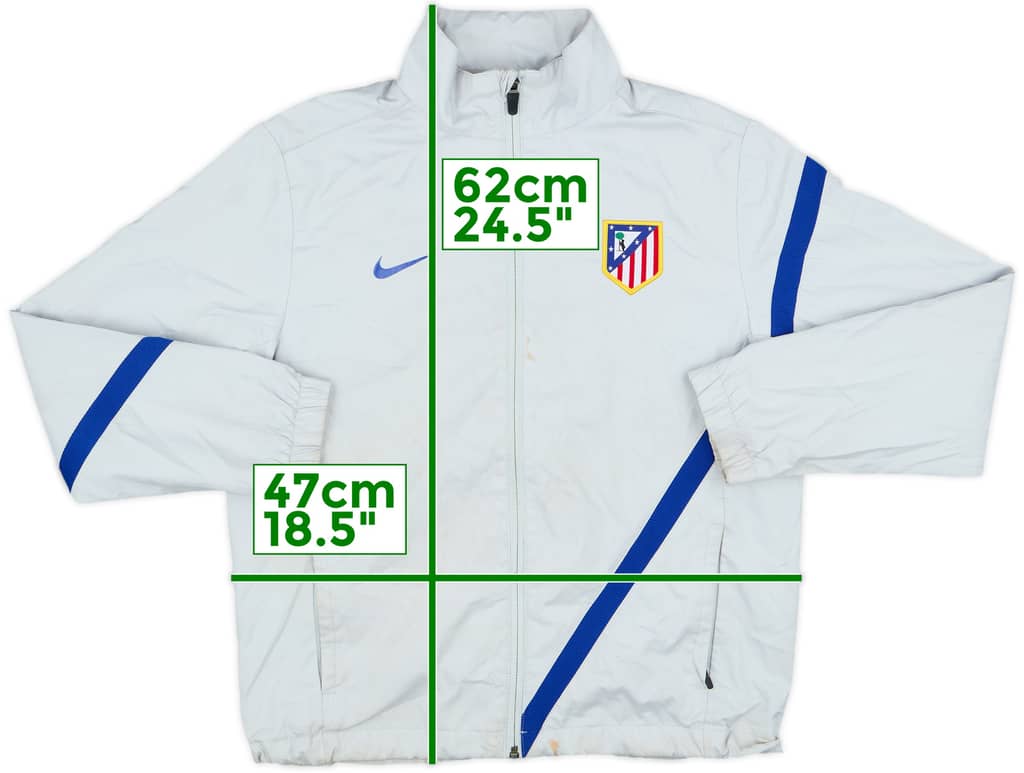 2011-12 Atletico Madrid Nike Track Jacket - 5/10 - (M.Boys)