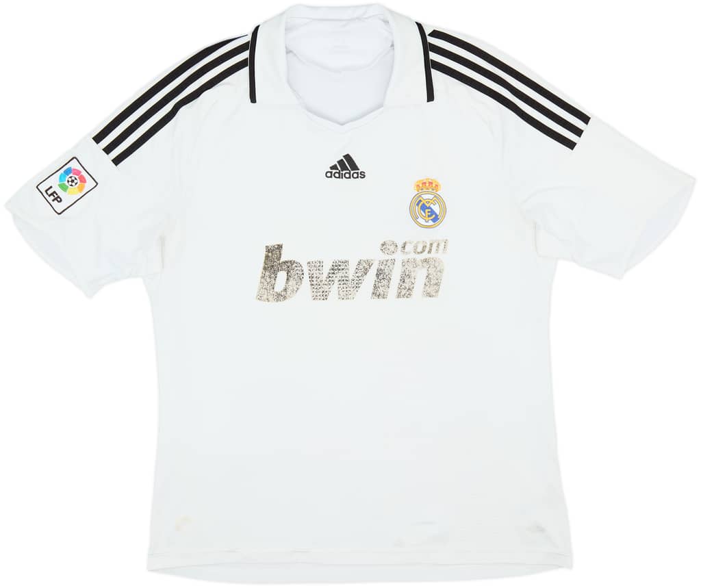 2008-09 Real Madrid Home Shirt - 4/10 - (L)