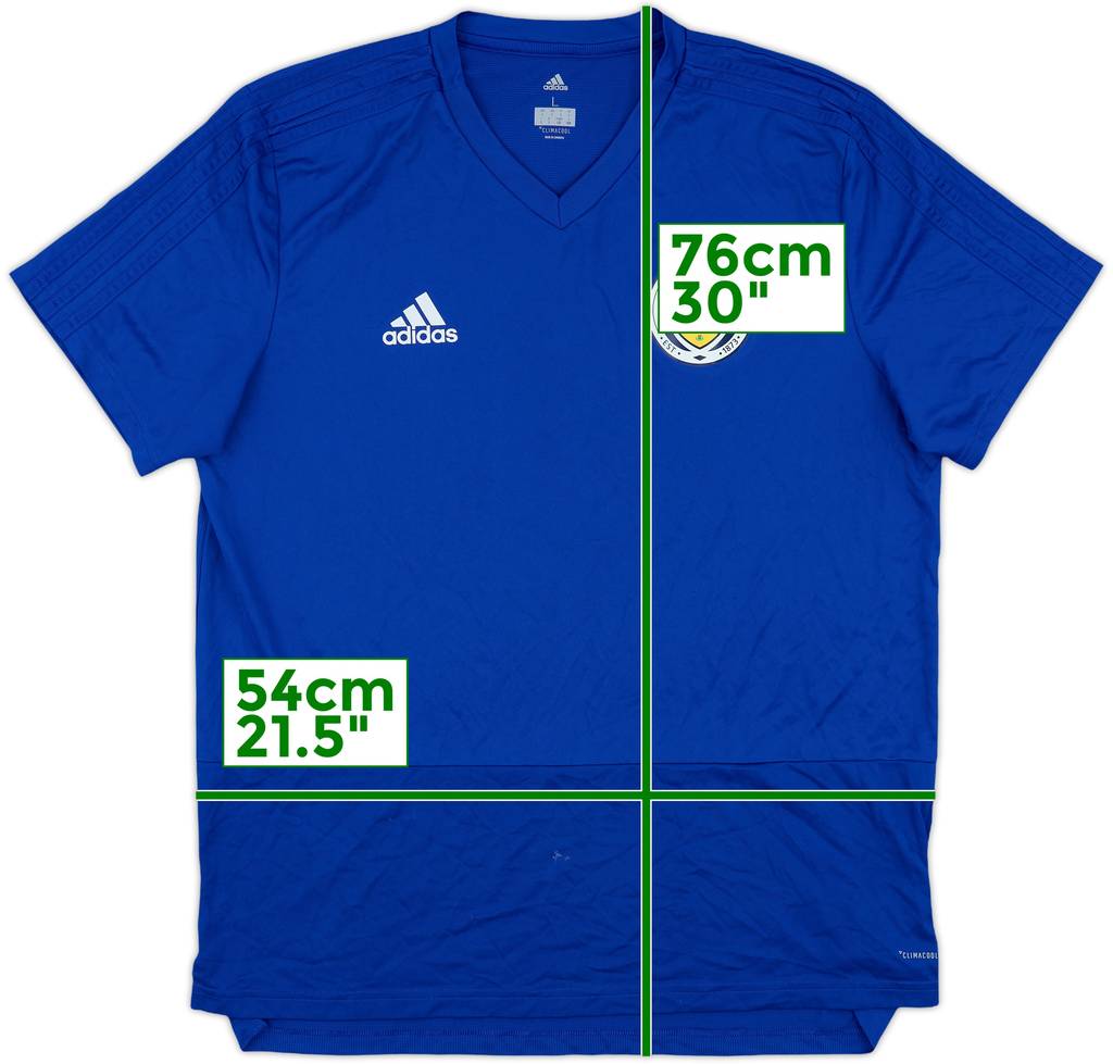 2018-19 Scotland adidas Training Shirt - 7/10 - (L)