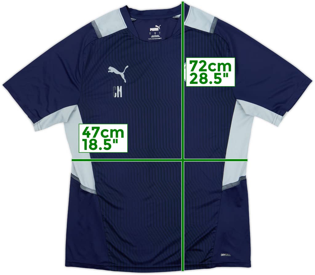 2021-22 Manchester City Staff Issue Puma Training Shirt 'CM' - 5/10 - (L)