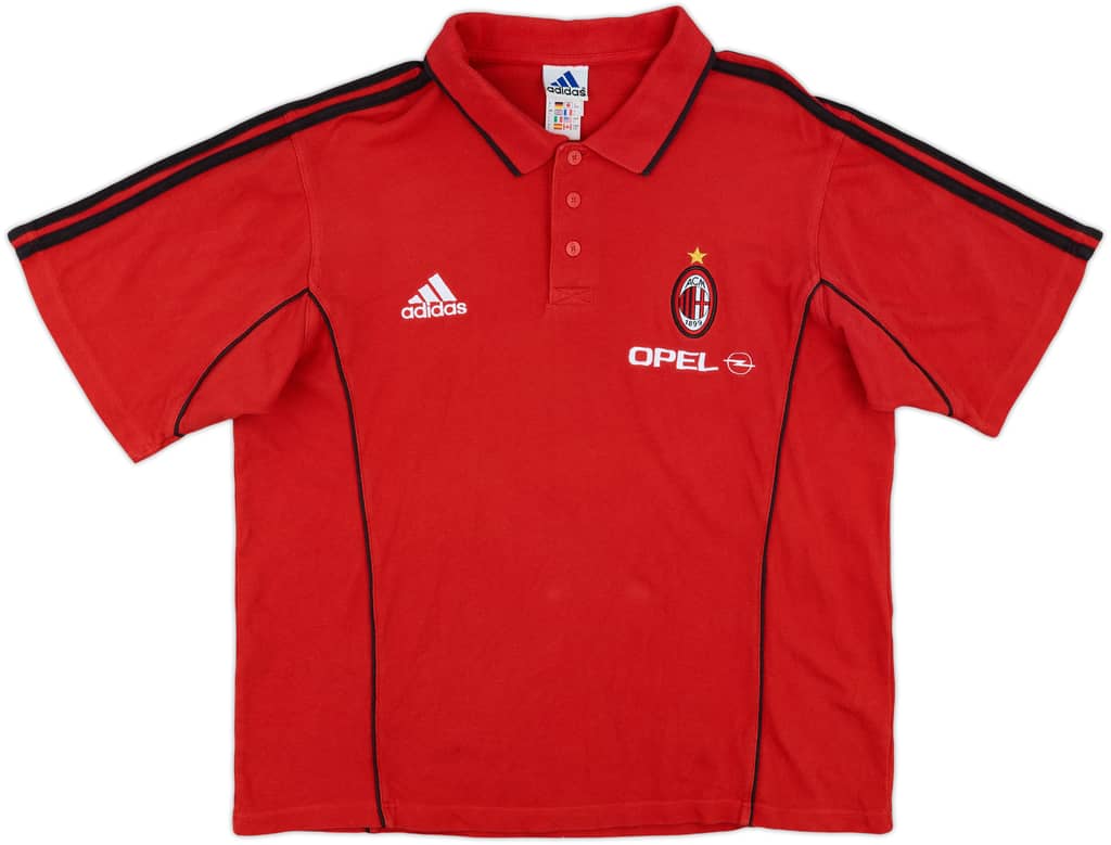 1999-00 AC Milan adidas Polo Shirt - 8/10 - (L)
