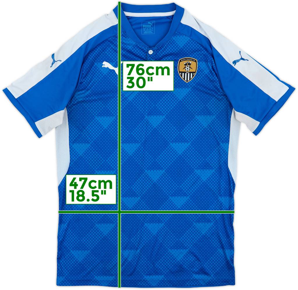 2017-18 Notts County Away Shirt - 7/10 - (L)