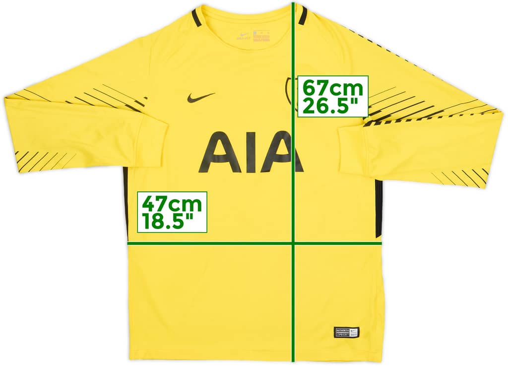 2017-18 Tottenham GK Shirt - 6/10 - (XL.Boys)