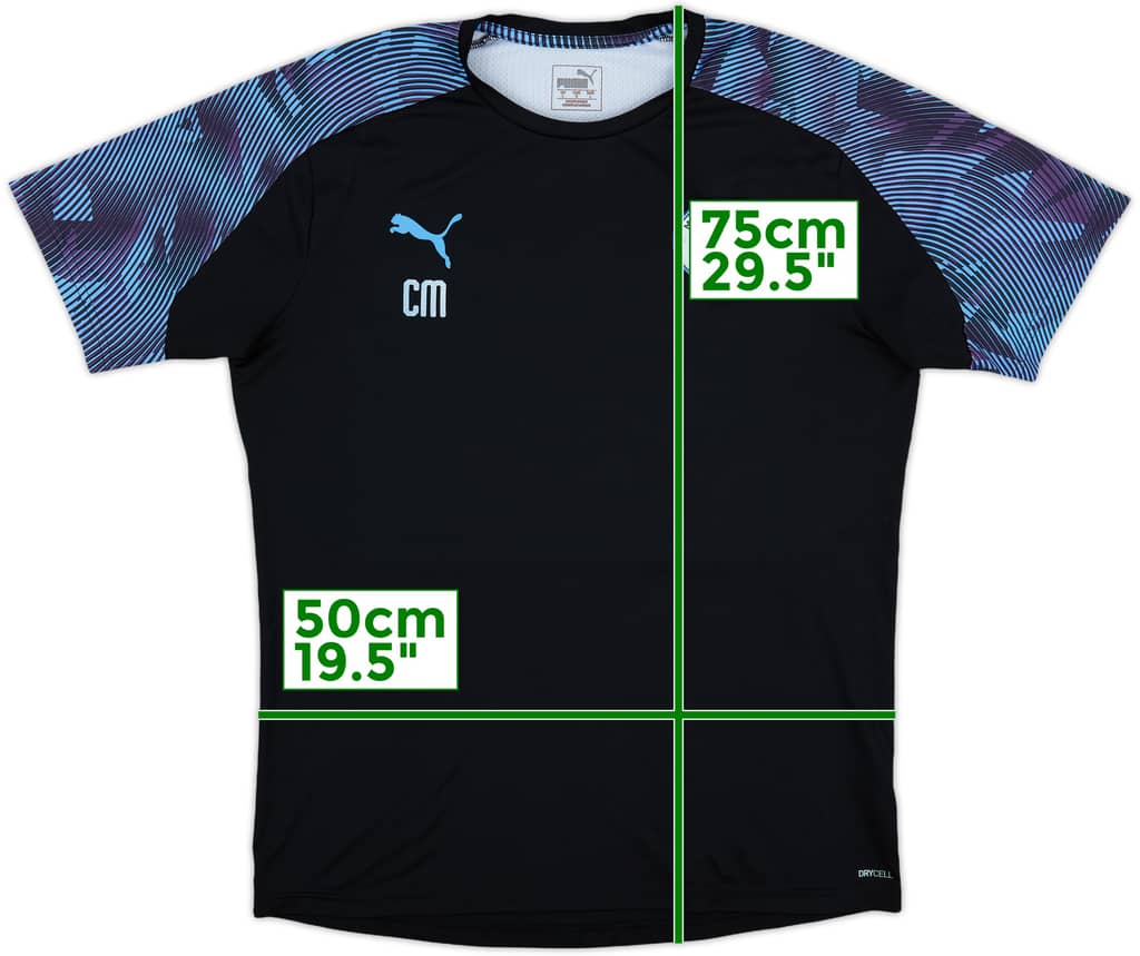 2018-19 Manchester City Puma Staff Issue Training Shirt CM - 8/10 - (L)