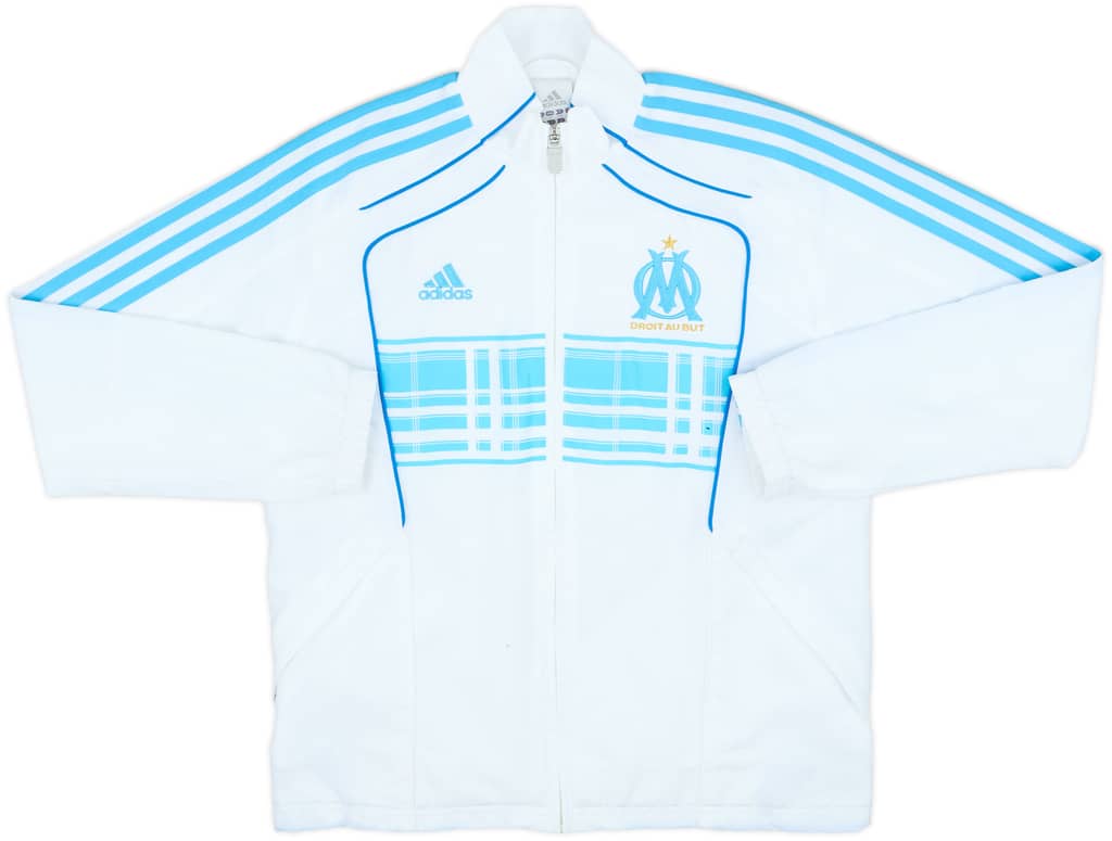Chaqueta de chándal adidas del Olympique Marseille 2010-11 - 8/10 - (M Niños)