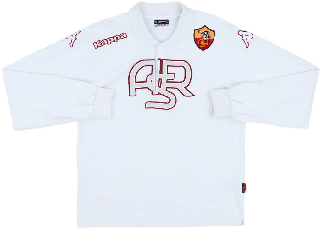 2009-10 Roma Kappa Polo L/S Shirt - 6/10 - (M)