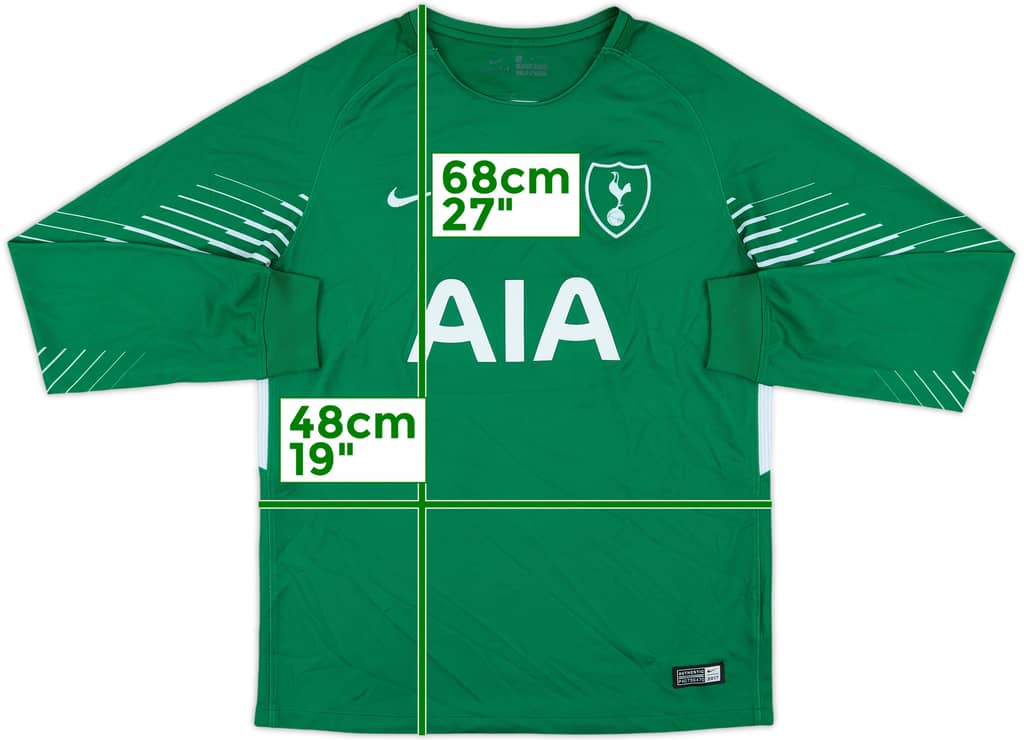 2017-18 Tottenham GK Shirt - 8/10 - (XL.Boys)
