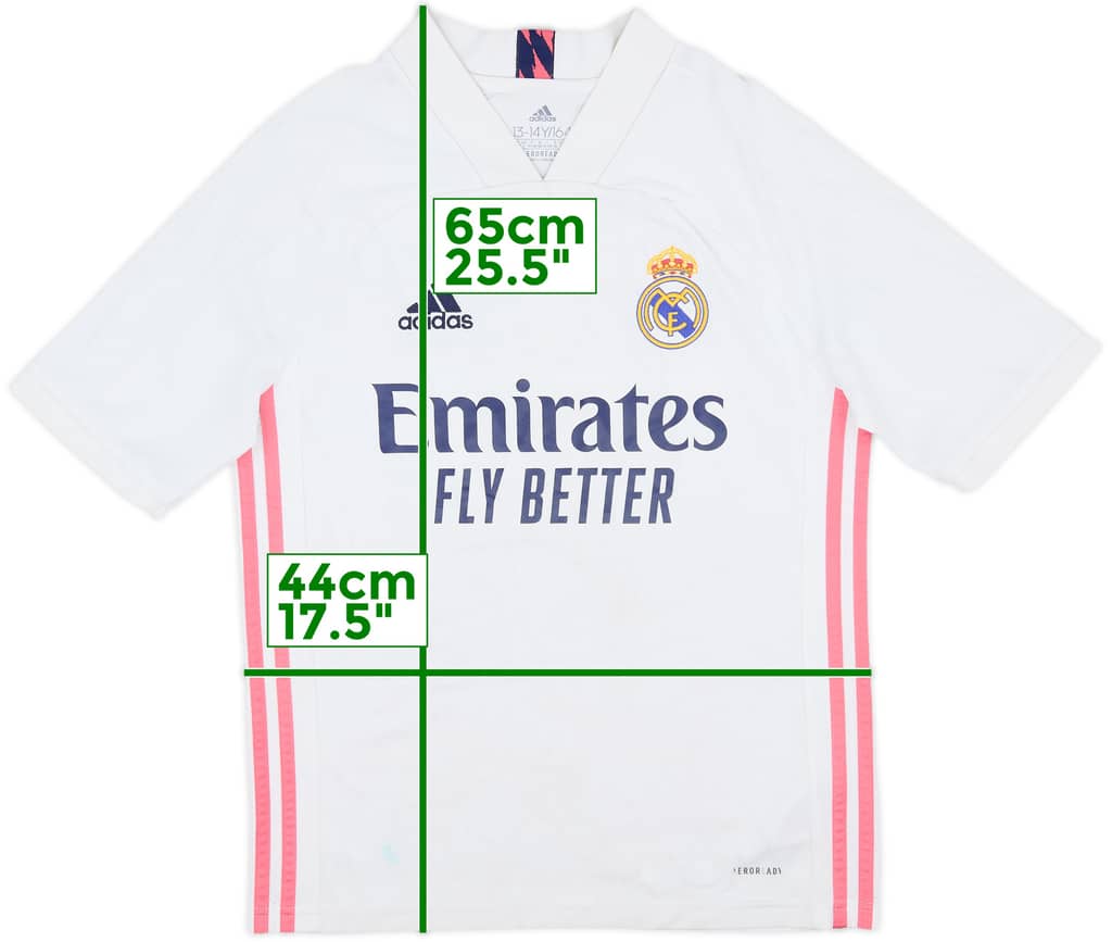 2020-21 Real Madrid Home Shirt - 6/10 - (L.Boys)