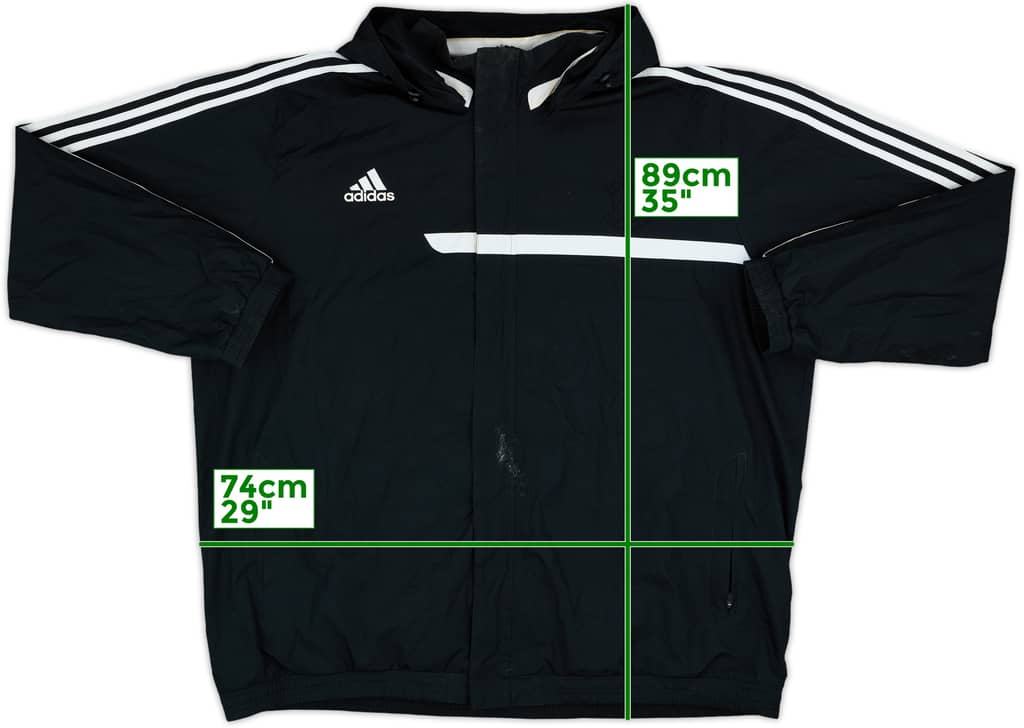 2013-14 Southampton adidas Hooded Rain Jacket - 5/10 - (3XL)
