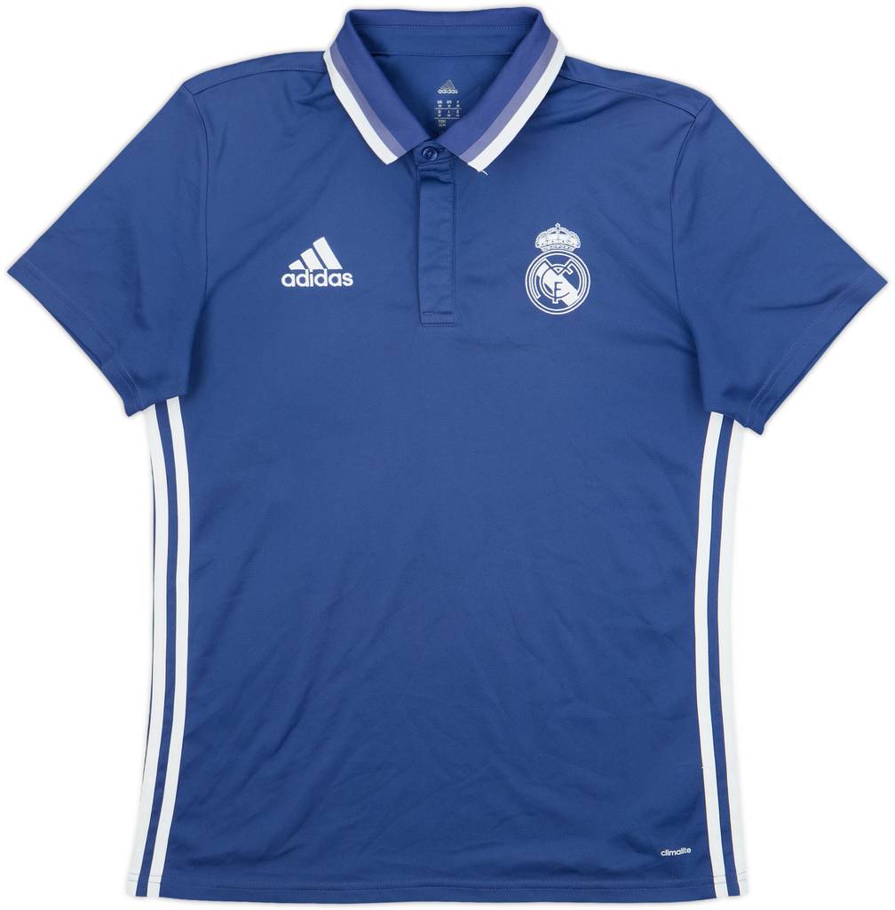 2016-17 Real Madrid adidas Polo Shirt - 9/10 - (M)