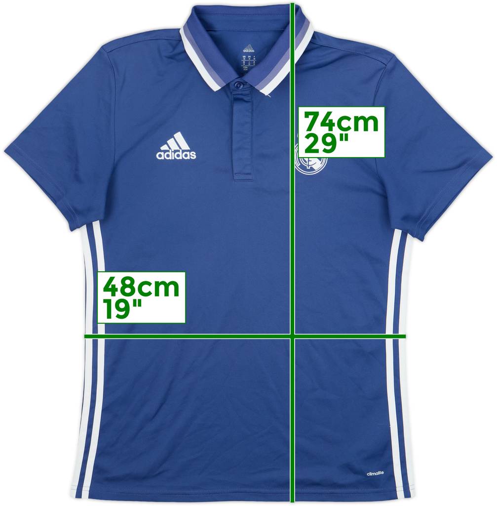 2016-17 Real Madrid adidas Polo Shirt - 9/10 - (M)