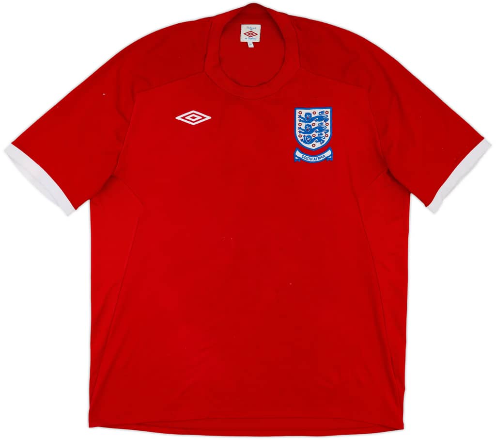 2010-11 England 'South Africa' Away Shirt - 6/10 - (XXL)