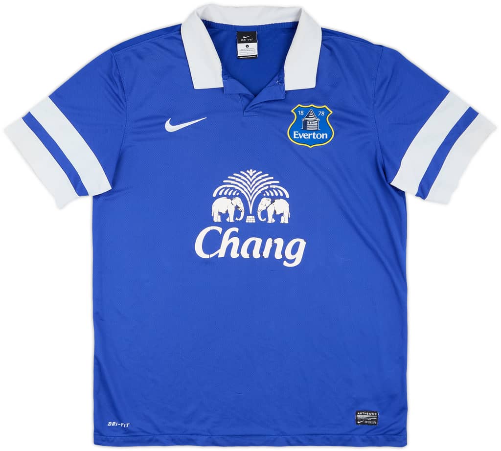 2013-14 Everton Home Shirt - 5/10 - (L)