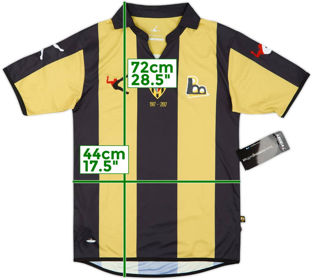 2017-18 Barakaldo Centenary Home Shirt (S)