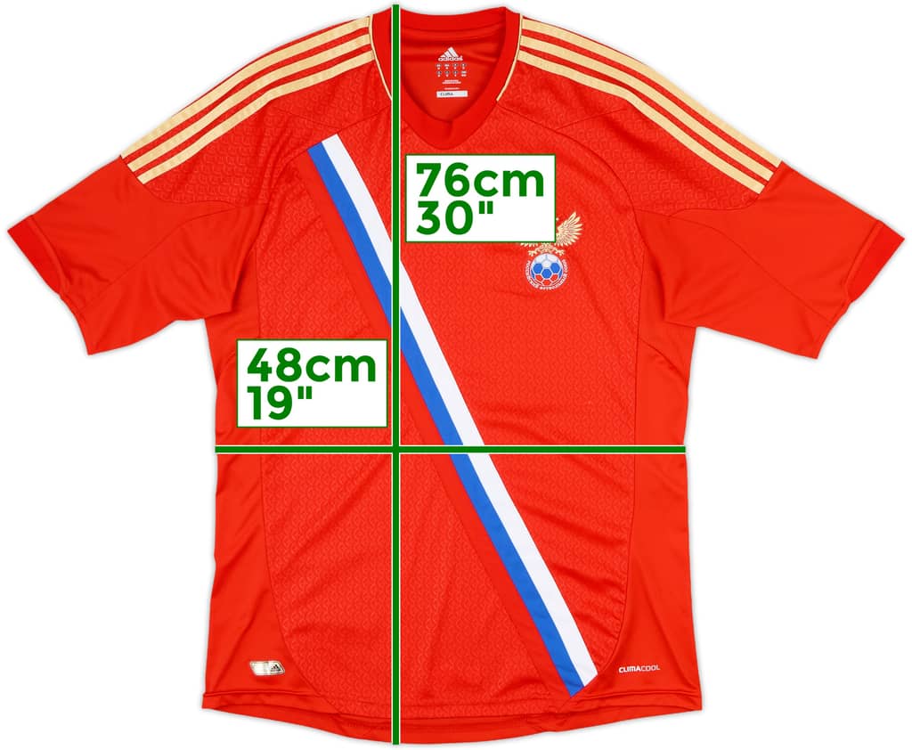 2012-14 Russia Home Shirt - 8/10 - (M)