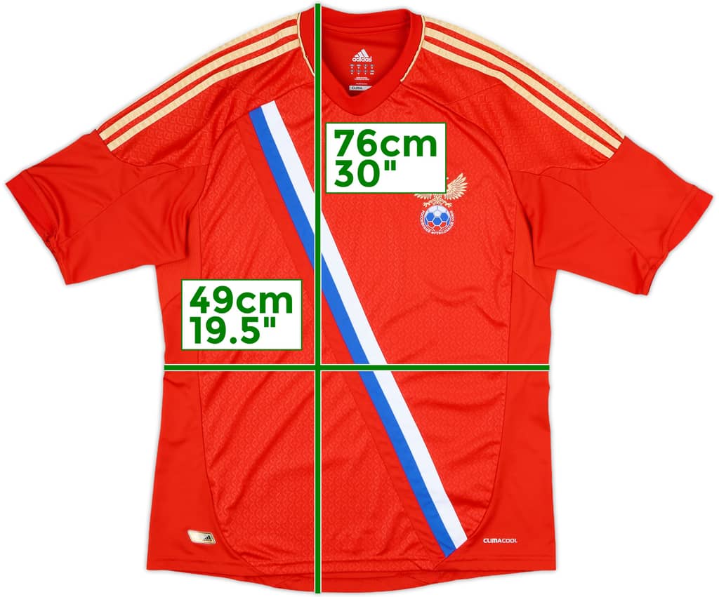 2012-14 Russia Home Shirt - 9/10 - (M)