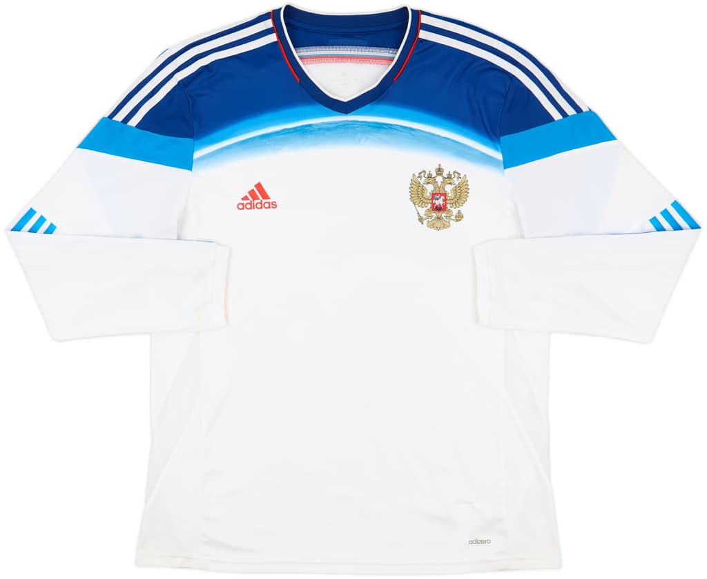 2014 Russia Player Issue Away L/S Shirt - 7/10 - (XL)