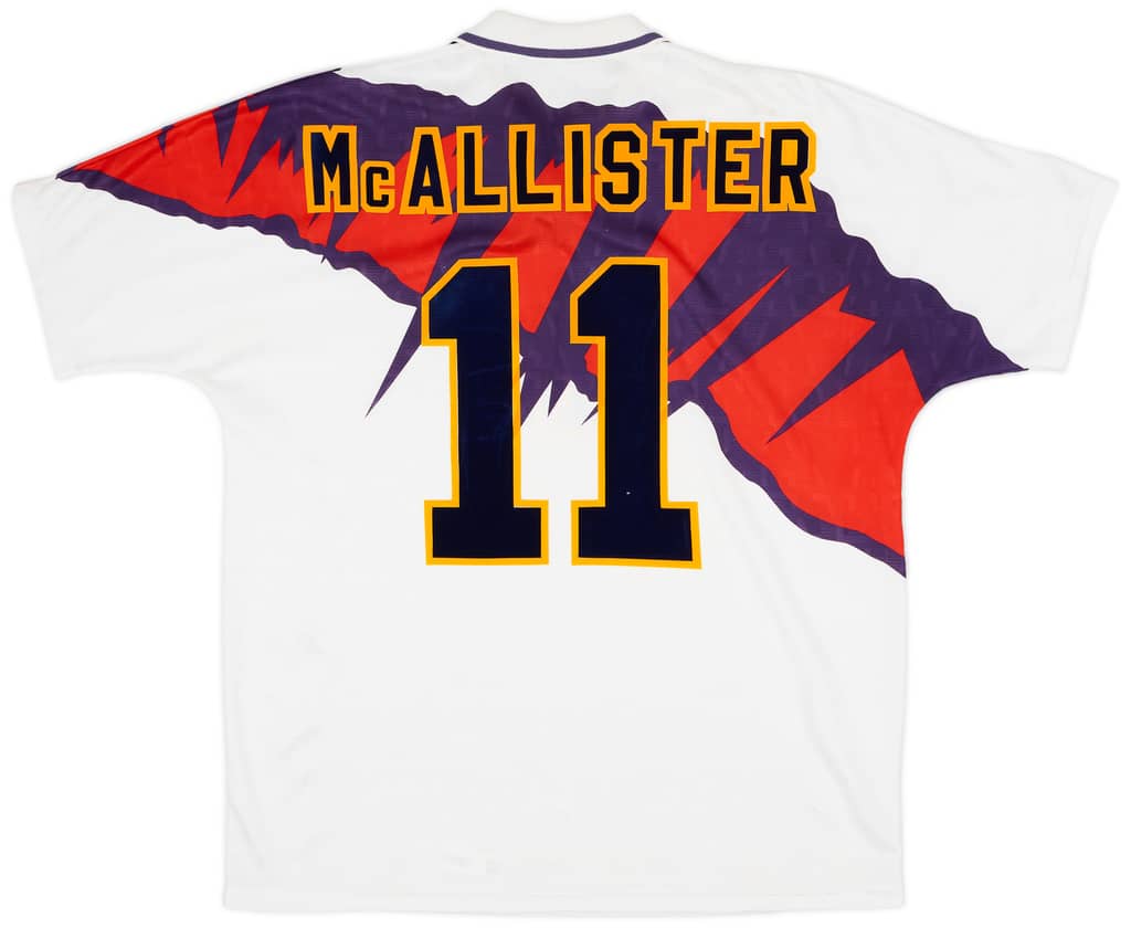 1991-93 Scotland Away Shirt McAllister #11 - 9/10 - (L)