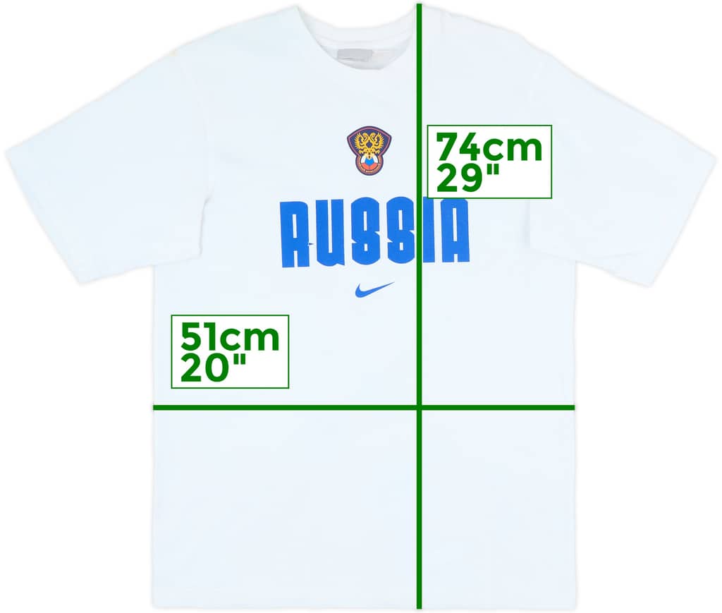 2004 Russia Nike Cotton Tee - 8/10 - (L)