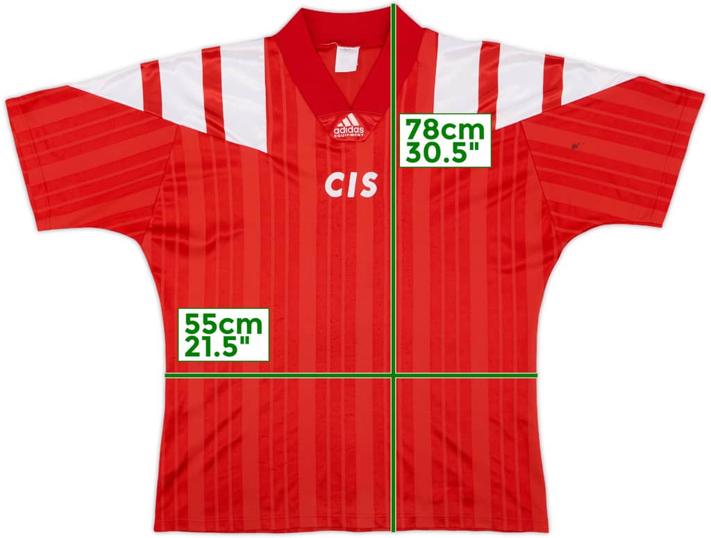 1992-93 CIS Home Shirt - 8/10 - (L/XL)
