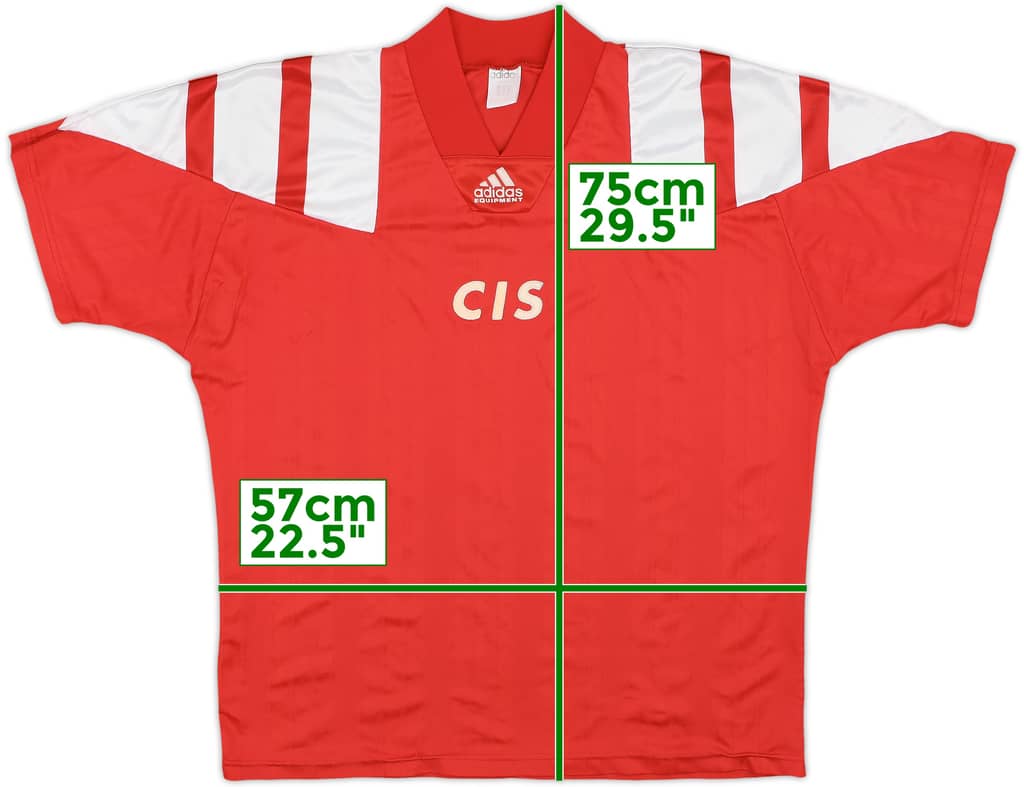 1992-93 CIS Home Shirt - 9/10 - (L/XL)