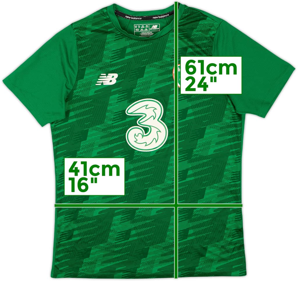 2020-21 Ireland New Balance Training Shirt - 8/10 - (XL.Boys)