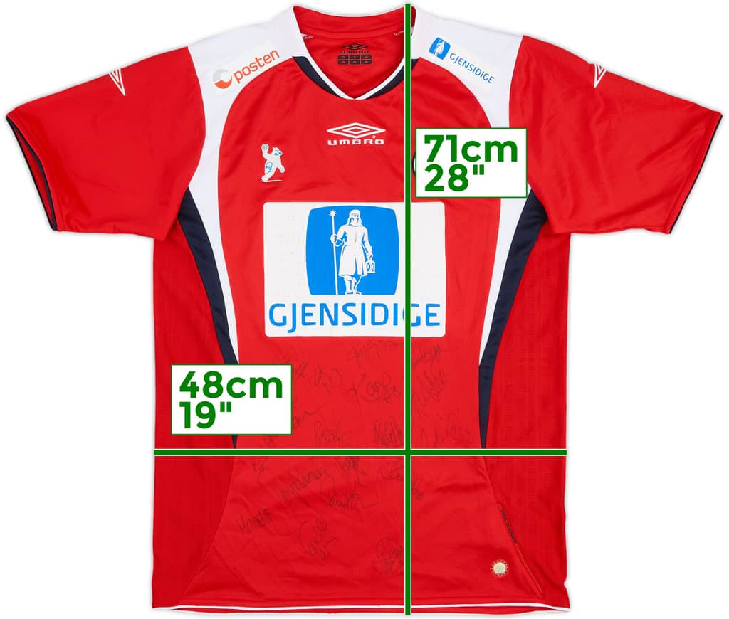2000s Norway Handball Signed Home Shirt - 6/10 - (S)