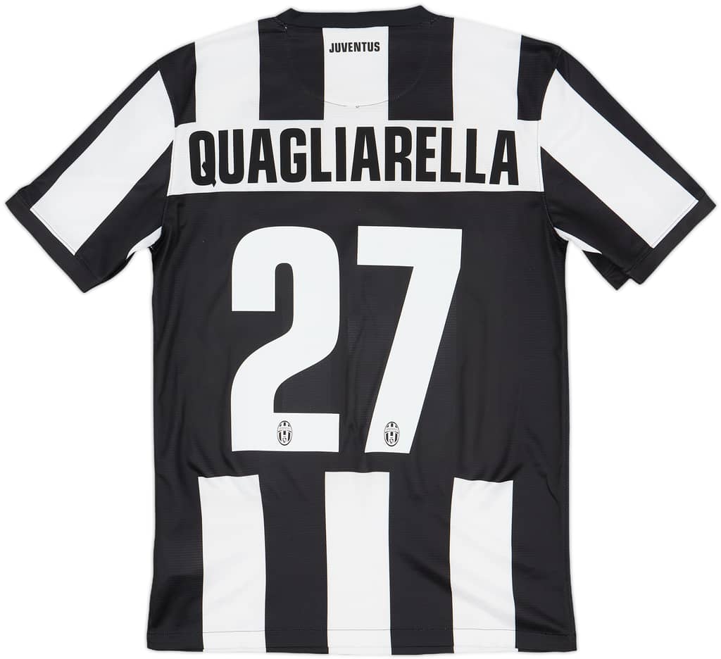2012-13 Juventus Home Shirt Quagliarella #27 - 6/10 - (S)