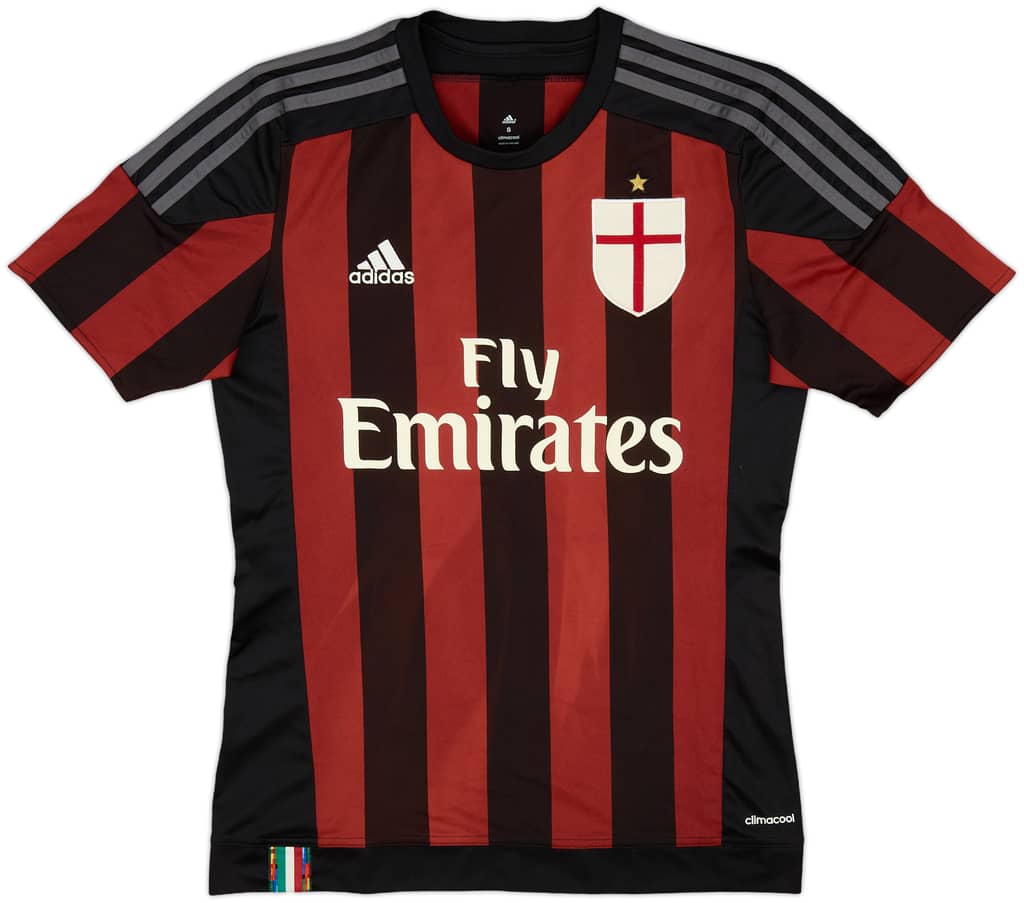 2015-16 AC Milan Home Shirt - 7/10 - (S)