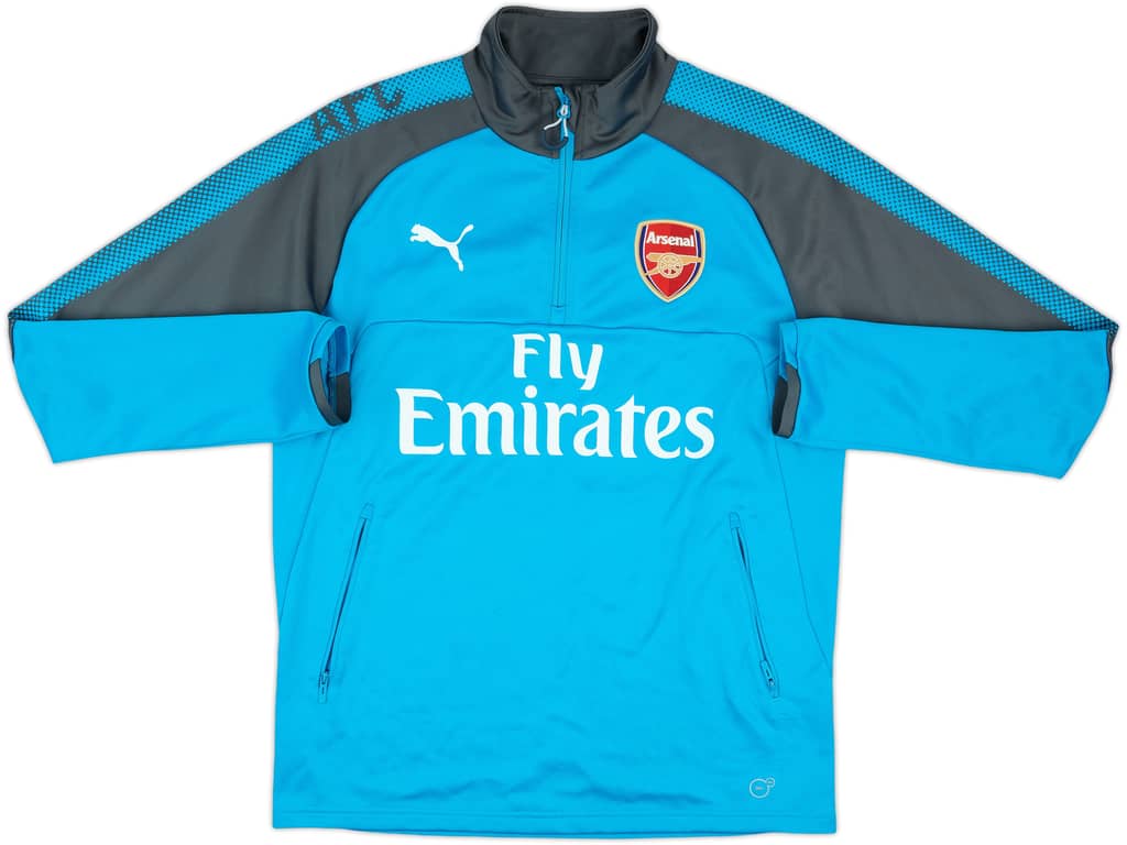 2017-18 Arsenal Puma 1/4 Zip Drill Top - 9/10 - (M)