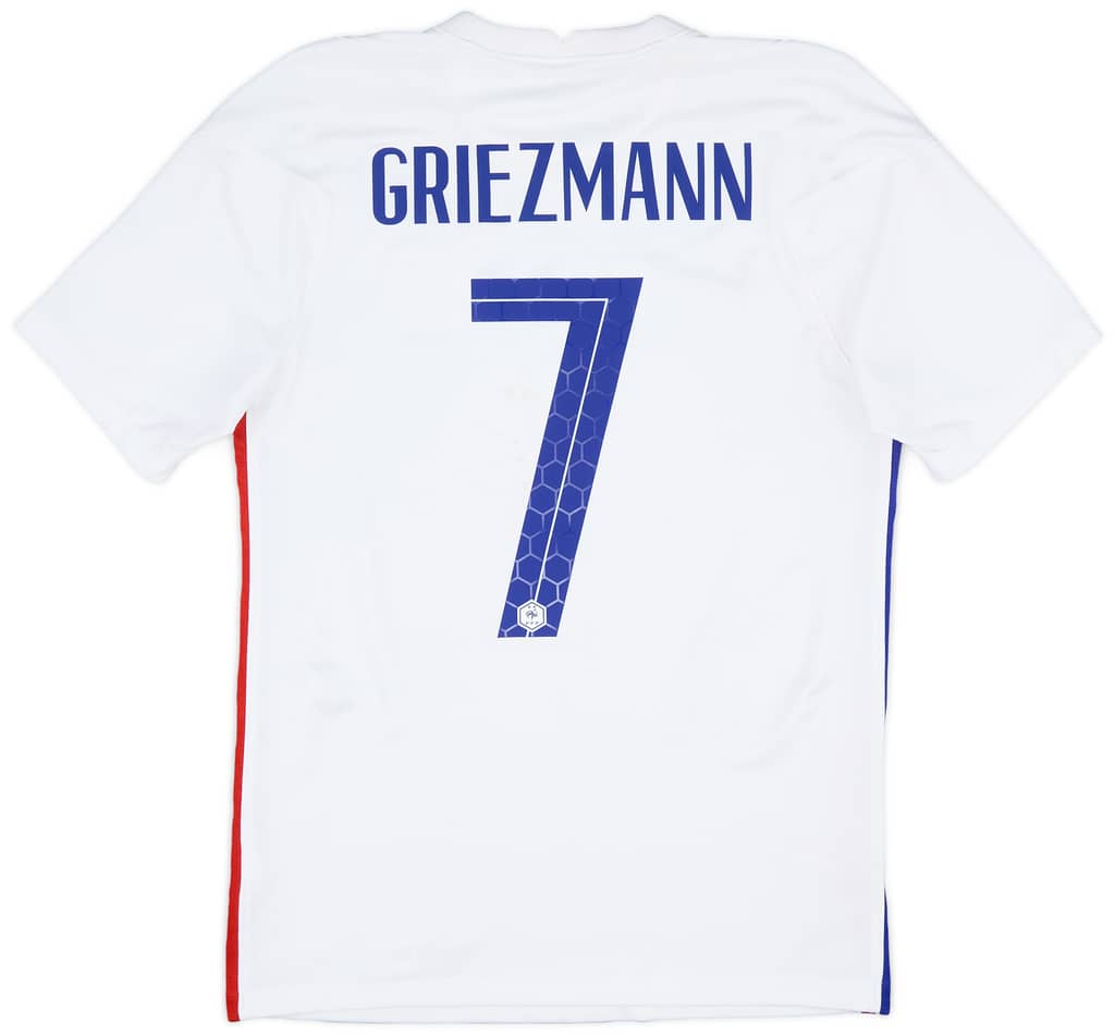 2020-21 France Away Shirt Griezmann #7 - 5/10 - (S)